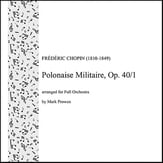Polonaise Militaire, Op. 40, No. 1 Orchestra sheet music cover